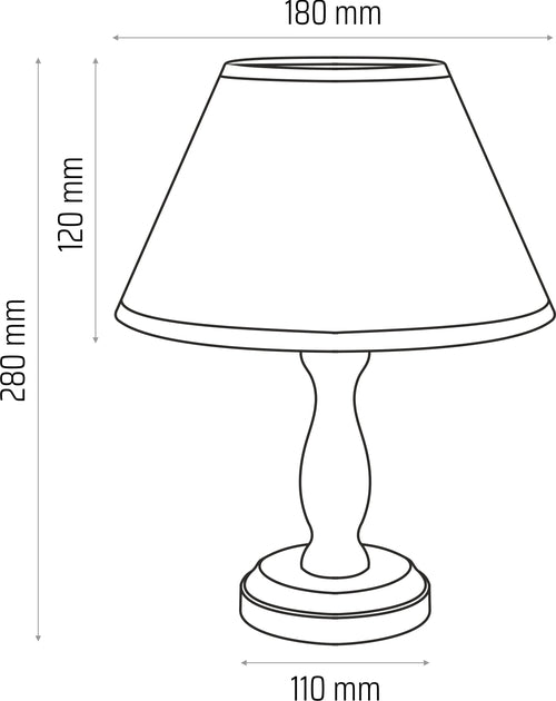 Night lamp Stefi blue